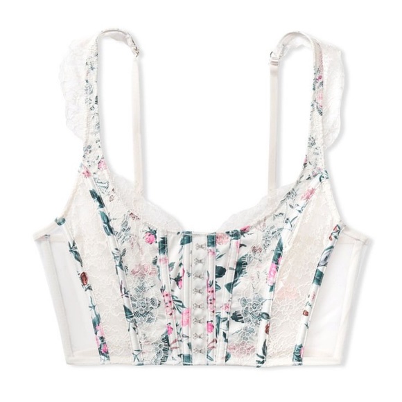 Victoria Secret Unlined Lace up Bra Top - Picture 3 of 3